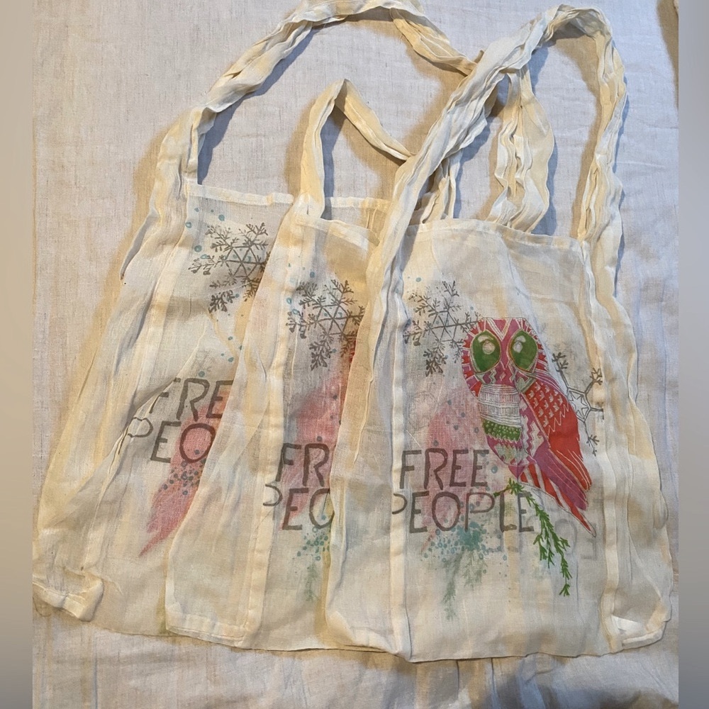 NEW 3 Free People muslin bags - Picture 5 of 5
